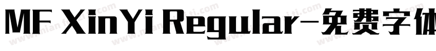 MF XinYi Regular字体转换